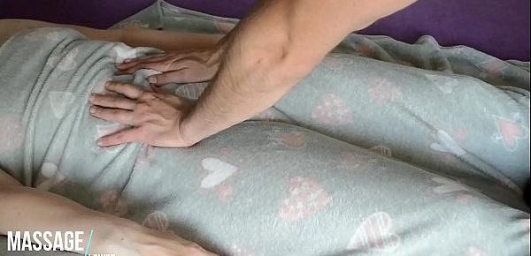  Amateur Romantic Massage - European Babe under hairy Blanket